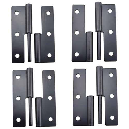 Heben Sie Scharnier, 4pcs 1x2 abnehmbarer Eisenhub ab, die quadratischen Eckscharniere für Schranktür im Innen-/Außenbereich, links und rechts kompatibel Heben Sie Scharnier, 4pcs 1x2 abnehmbarer Eisenhub ab, die quadratischen Eckscharniere für Schranktür im Innen-/Außenbereich, links und rechts kompatibel von LAANCOO
