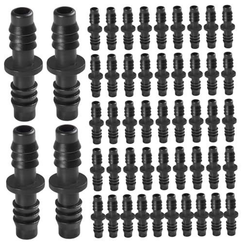 LAANCOO 50pcs Soakerschlaucharmaturen, 8x11mmmm Plastik -Tropfbewässerungsreparatur -Kit, Soakerschlauchanschlüsse für Gärten, Gewächshaus, Blumenbeete, Tropfbewässerungsausstattung LAANCOO 50pcs Soakerschlaucharmaturen, 8x11mmmm Plastik -Tropfbewässerungsreparatur -Kit, Soakerschlauchanschlüsse für Gärten, Gewächshaus, Blumenbeete, Tropfbewässerungsausstattung von LAANCOO