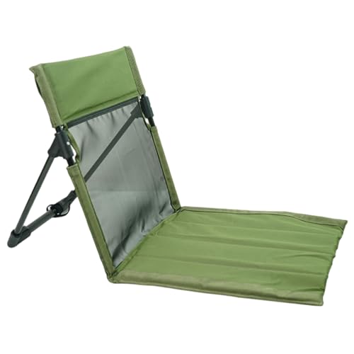 LAANCOO Klapper Strandstuhl, grüner Klappstuhl - tragbares, leichtes, Leichter Campingboden mit Aufbewahrungsbeutel, zum Angeln, Grillen, Wandern, Outdoor -Aktivitäten von LAANCOO