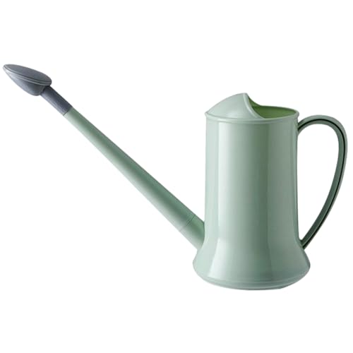 LAANCOO Kleine Bewässerung in Indoor 2L ‌ Bewässerung mit abnehmbarem Long Spout & Duschkopf - kleine Dosen für Innenpflanzen, Bonsai, Blumen (grün) ‌ von LAANCOO
