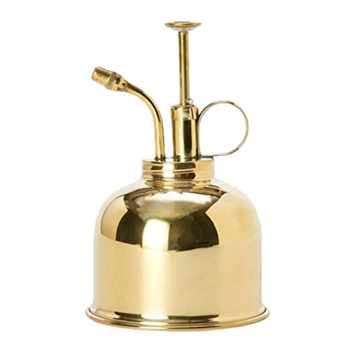 LAANCOO Pflanze Mister Pflanze Mister Sprühflasche Messing Pflanze Spritzer Sprüher kleines Wasser für Blüten 300 ml Goldene Pflanze Mister von LAANCOO