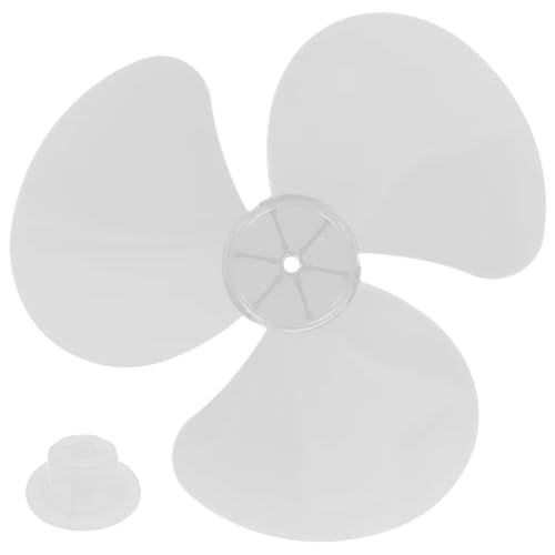 LAANCOO Ventilator Blatt, 12 Zoll Ventilatorklingen Ersatz Kunststoff 3-Blätter elektrischer Ersatz Ventilatorklingen Teil für Stand oder Schreibtisch Ventilator, Weiß von LAANCOO