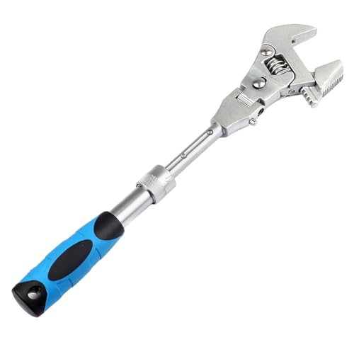 LAANCOO Verschlussbar einstellbarer, einstellbarer Ratschenschlüssel 10-12 mit einem einziehbaren Verlängerungsschaft und 180 ° Rotatable Head Flex Head Tool LAANCOO Verschlussbar einstellbarer, einstellbarer Ratschenschlüssel 10-12 mit einem einziehbaren Verlängerungsschaft und 180 ° Rotatable Head Flex Head Tool von LAANCOO