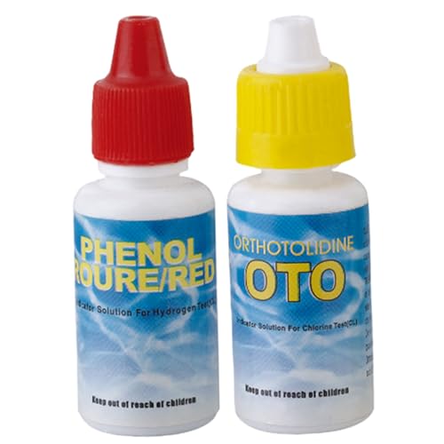 Pool -Testkit, Fast & Genures Pool -Testkit - Wassertest mit wasserdichtem Fall, geeignet für Spa -Wassertests von LAANCOO