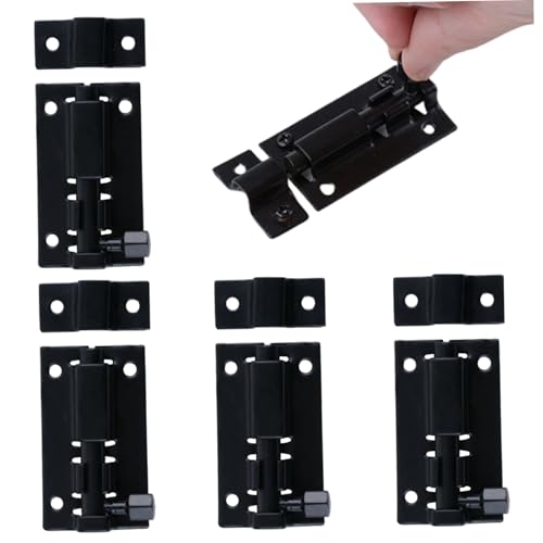 Schleifschloss, 4pcs 2 rostfeste Edelstahl -Schleifschlösser - Quadratisch für Tür, Schlafzimmerkiste, Schrank, Fenster, Zaun von LAANCOO