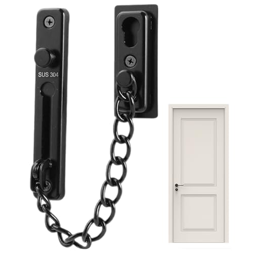Türkette, Edelstahl -Hochleistungs -Türkette - Außenanfangsrestrictor Limper Sicherheitsschloss für Zuhause, Hotelsicherheit und Sicherheit von LAANCOO