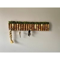 Schlüsselbrett/Notizboard/Pinnwand „Moos Und Kork" von LAArtNatureDesigns