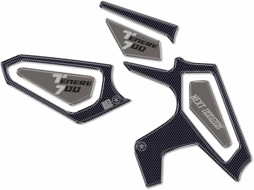 labelbike - 3D Aufkleber Motorrad Fersenschützer Dekorationen und Harzschutz kompatibel mit Yamaha Tenere 700 2025 - Farbe Blau von LABELBIKE
