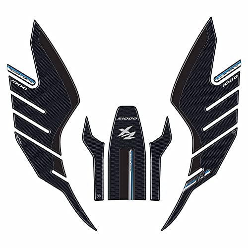 labelbike - 3D Aufkleber-Set für Motorrad-Tankpads kompatibel mit BMW S1000XR 2020-2021 Silber von LABELBIKE