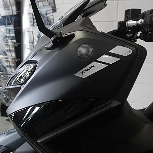 labelbike - 3D Gel Harz Aufkleber Dekoration und Schutz für Motorrad Eckenschutz kompatibel mit Yamaha Tmax 2022-2024 von LABELBIKE