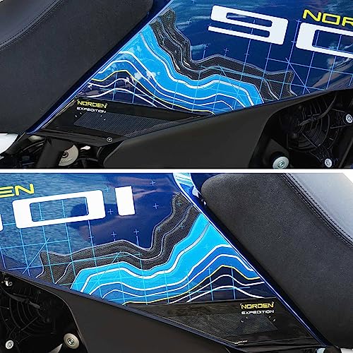 labelbike - 3D-Harzaufkleber Seitenschutz für Motorradtanks kompatibel mit Husqvarna Norden 901 Expedition 2023 von LABELBIKE