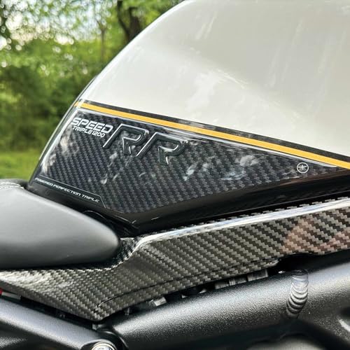 labelbike - 3D Seitentankaufkleber kompatibel mit Triumph Speed Triple 1200 RR von LABELBIKE