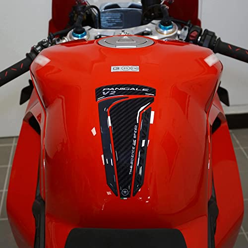 labelbike - 3D Sticker Tank Pad Motorrad Tankschutz kompatibel mit Ducati Panigale V2 2020-2022 von LABELBIKE