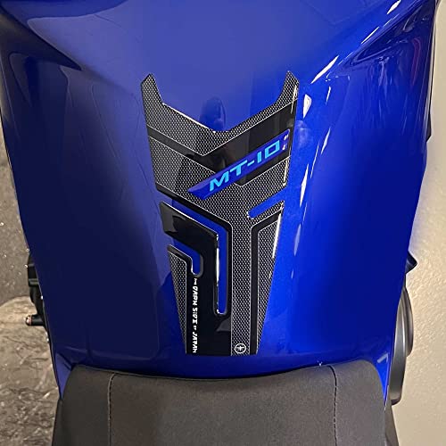 labelbike - 3D Aufkleber für Motorrad Tankpads aus Kunstharz kompatibel mit Yamaha MT-10 2022-2023 - Farbe Blau von LABELBIKE