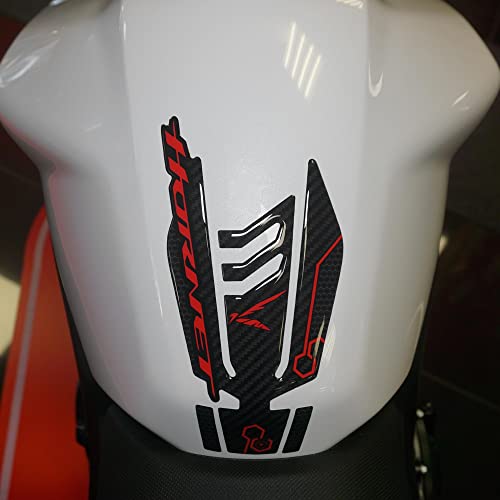 labelbike - 3D Aufkleber Tankpad Motorraddekoration und Schutz mit offizieller Honda-Lizenz aus Harz kompatibel mit Honda Hornet 2023-2024 von LABELBIKE