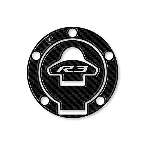 labelbike - KLEBERSCHUTZ in 3D-Gel für Motorrad-TANKABDECKUNG kompatibel mit Yamaha YZF R3 2015-2018 von LABELBIKE