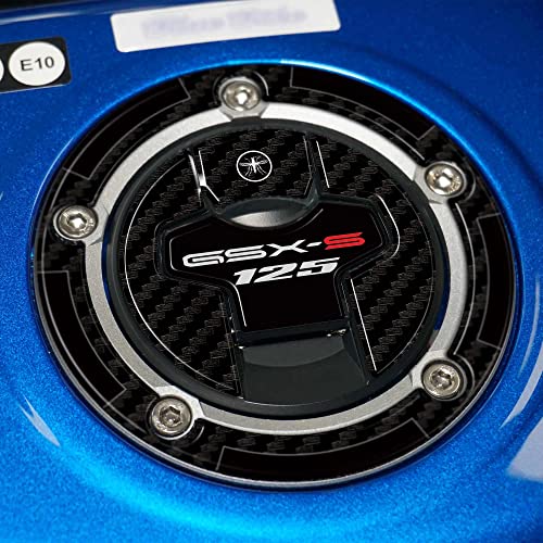 labelbike - Motorrad Tankdeckelschutz 3D Harz Sticker kompatibel mit Suzuki GSX-S 125 2017-2023 von LABELBIKE