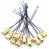 10 Stück G9-Lampenfassung, G9-Keramik-Sockelfassung mit 150 mm Teflondraht für G9-LED-Halogenlampen zu Hause - Lablanc von LABLANC