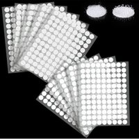 Lablanc - 1080 Stück runde selbstklebende Kratzpads, doppelseitige selbstklebende Kratzpads, 540 Paar 10 mm selbstklebende Kratzpads mit Haken und Lablanc - 1080 Stück runde selbstklebende Kratzpads, doppelseitige selbstklebende Kratzpads, 540 Paar 10 mm selbstklebende Kratzpads mit Haken und von LABLANC