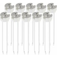 10x GU5.3-Fassung – GU5.3- oder MR16-Fassung – Keramik-Basisträger – Halterung mit 12-V-Kabel – für Glühbirnen wie LED-Halogen-Spots - Lablanc 10x GU5.3-Fassung – GU5.3- oder MR16-Fassung – Keramik-Basisträger – Halterung mit 12-V-Kabel – für Glühbirnen wie LED-Halogen-Spots - Lablanc von LABLANC