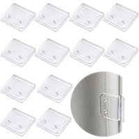 12 Stück Duschvorhang-Clips ohne Bohren, 5 × 4,5 × 1 cm, selbstklebende Duschclips, U-förmige Duschvorhang-Clips, Duschvorhanghalter zum Befestigen 12 Stück Duschvorhang-Clips ohne Bohren, 5 × 4,5 × 1 cm, selbstklebende Duschclips, U-förmige Duschvorhang-Clips, Duschvorhanghalter zum Befestigen von LABLANC