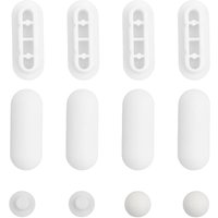 12 Stück Toilettensitz-Stoßstangen, Toilettensitzpuffer, verbesserte Toilettenstabilität, Toilettensitzpuffer, Toilettensitzpuffer für Familienhotels von LABLANC