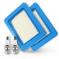 2 Stück Luftfilterpatrone 491588S und 2 Stück Zündkerzen L7T, Rasenmäher-Zündkerze, für 491588 491588S 4915885 399959 PT15853 2 Stück Luftfilterpatrone 491588S und 2 Stück Zündkerzen L7T, Rasenmäher-Zündkerze, für 491588 491588S 4915885 399959 PT15853 von LABLANC