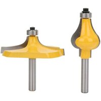 2-teiliges Fräser-Bit-Set mit 8-mm-Schaft-Armlehne, mit Lager, Fräser für die Holzbearbeitung - Lablanc von LABLANC