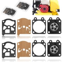 2-teiliges Vergasermembran- und Dichtungsreparaturset, kompatibel mit WA WT-Vergaser, ersetzt D10-WTA, für Kettensägen, Freischneider, Gebläse, Größe 2-teiliges Vergasermembran- und Dichtungsreparaturset, kompatibel mit WA WT-Vergaser, ersetzt D10-WTA, für Kettensägen, Freischneider, Gebläse, Größe von LABLANC