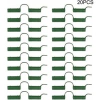 20 Stück Gewächshaus-Befestigungsclips, Für Gewächshausrohr, Festes Werkzeug, Für Gartenplane, Sonnenschutz, 1,1cm - Lablanc von LABLANC