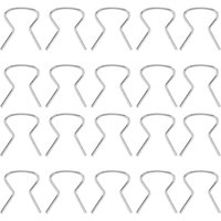 20 Stück Halteklammern für Autofenstergriffe, 4138439 Hochfeste Ersatz-Metallklammern für Tür- und Fensterkurbeln von LABLANC