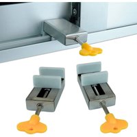 2er-Set Schiebetürschlösser und Schiebetürschlösser – Sichern Sie Ihr Zuhause mit einem zuverlässigen und praktischen Fensterschloss von LABLANC