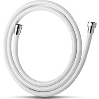 2m Brauseschlauch, Mit Verdrehschutz, PVC Brauseschlauch, Hochdruck Ersatz Brauseschlauch, Für Badarmaturen, Weiß von LABLANC