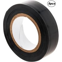 5 Rollen mit 18 mm x 10 m Folie – schwarzes PVC-Isolierband, flammhemmend und zugfest 5 Rollen mit 18 mm x 10 m Folie – schwarzes PVC-Isolierband, flammhemmend und zugfest von LABLANC