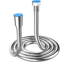 5 m Brauseschlauch, erweiterbarer explosionsgeschützter Edelstahlschlauch, universeller knicksicherer Brauseschlauch (G1/2 Zoll). von LABLANC