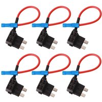 6-teiliger 32V Add-A-Circuit Standard-Sicherungshalter-Adapter, Kfz-Abzweigverbinder mit Zusatzverbinder 6-teiliger 32V Add-A-Circuit Standard-Sicherungshalter-Adapter, Kfz-Abzweigverbinder mit Zusatzverbinder von LABLANC