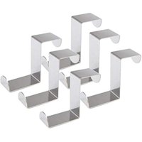 6er-Set Metall-Kleiderhaken aus Edelstahl, Z-förmiger Haken für Schlüssel, Schals, Taschen, Küche, Schlafzimmer, Kleiderschrank, Schublade usw. 6er-Set Metall-Kleiderhaken aus Edelstahl, Z-förmiger Haken für Schlüssel, Schals, Taschen, Küche, Schlafzimmer, Kleiderschrank, Schublade usw. von LABLANC