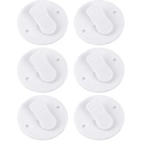 6er Set selbstklebende Duschvorhang-Clips – Spritzwassergeschützt – Winddicht – Ohne Bohren – Stop Protect – Badzubehör für die Dusche 6er Set selbstklebende Duschvorhang-Clips – Spritzwassergeschützt – Winddicht – Ohne Bohren – Stop Protect – Badzubehör für die Dusche von LABLANC