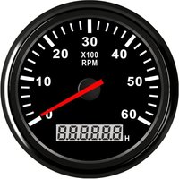 85mm wasserdichte Drehzahlmesser-Messgerät 6000 U/min Marine Auto lkw Boot für Tachometer-Messgerät 85mm wasserdichte Drehzahlmesser-Messgerät 6000 U/min Marine Auto lkw Boot für Tachometer-Messgerät von LABLANC