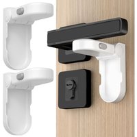 Baby-Sicherheitsschloss, Türschloss (Upgrade), 2er-Pack Kindersicherungen mit 3M-Kleber, Kindersicherungen von LABLANC