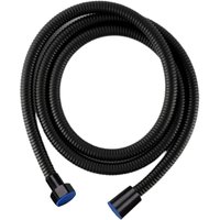 Brauseschlauch, 2 m, Edelstahl-Brauseschlauch, universeller schwarzer Brauseschlauch für Badezimmer, Duschanschluss-Ersatz, Gartenbewässerung Brauseschlauch, 2 m, Edelstahl-Brauseschlauch, universeller schwarzer Brauseschlauch für Badezimmer, Duschanschluss-Ersatz, Gartenbewässerung von LABLANC