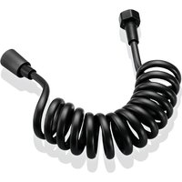 Brauseschlauch, 300 cm ausziehbarer Brauseschlauch schwarz, Schaumstoff-Brauseschlauch mit Stopfen, Teleskop-Federschlauch für Handbrause, Toilette Brauseschlauch, 300 cm ausziehbarer Brauseschlauch schwarz, Schaumstoff-Brauseschlauch mit Stopfen, Teleskop-Federschlauch für Handbrause, Toilette von LABLANC