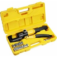 Lablanc - Crimpzange 10 Tonnen, 9 Einsätze, hydraulisches Crimpzangen-Set, hydraulisches Crimpwerkzeug, Crimpzange für Ratschenklemmen für 4–70 mm² Lablanc - Crimpzange 10 Tonnen, 9 Einsätze, hydraulisches Crimpzangen-Set, hydraulisches Crimpwerkzeug, Crimpzange für Ratschenklemmen für 4–70 mm² von LABLANC