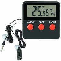 Lablanc - Digitales Reptilien-Thermometer, Hygrometer, LCD-Temperatur- und Luftfeuchtigkeitsmesser für Terrarium, Haustiere, Inkubator, Tank von LABLANC