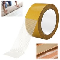 Lablanc - Doppelseitiges Teppichklebeband, 20 m x 50 mm, extra starker doppelseitiger Klebstoff, hohe Klebkraft, keine Rückstände, doppelseitiges von LABLANC