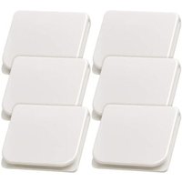 Lablanc - Duschvorhang-Clips, Winddichte Sprühvorhang-Clips, Selbstklebende Vorhang-Clips, Duschvorhang-Schutz-Clips (6 Stück) von LABLANC