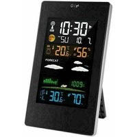 Farbige Funk-Wetterstation mit Außensensor, Innen- und Außen-Hygrometer-Thermometer, multifunktionale Wetterstation mit Mondphasen-Wettervorhersage Farbige Funk-Wetterstation mit Außensensor, Innen- und Außen-Hygrometer-Thermometer, multifunktionale Wetterstation mit Mondphasen-Wettervorhersage von LABLANC