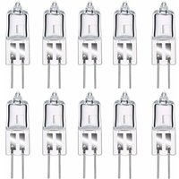 Lablanc - G4-Halogenlampen, G4-Halogen-Stiftsockellampe, 12 v, 20 w, 2800 k warmweiß, dimmbar, G4 transparente Kapsellampe, 10 Stück [Energieklasse c] von LABLANC