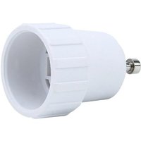 GU10 auf E14 Lampensockeladapter in WEISS - 4x Lampenadapter zum Umwandeln einer E14 Lampe auf einen GU10 Sockel - 4er Set Konverter für LED von LABLANC