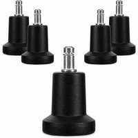 Glocken für Bürostuhl, 5 Stück Ersatzspitzen für Stuhlrollen 10/22 mm, fester und geräuschloser Sitzfuß für harte Böden - Lablanc von LABLANC